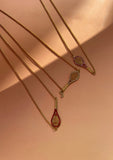 White Racket Necklace