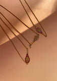 Red Racket Necklace